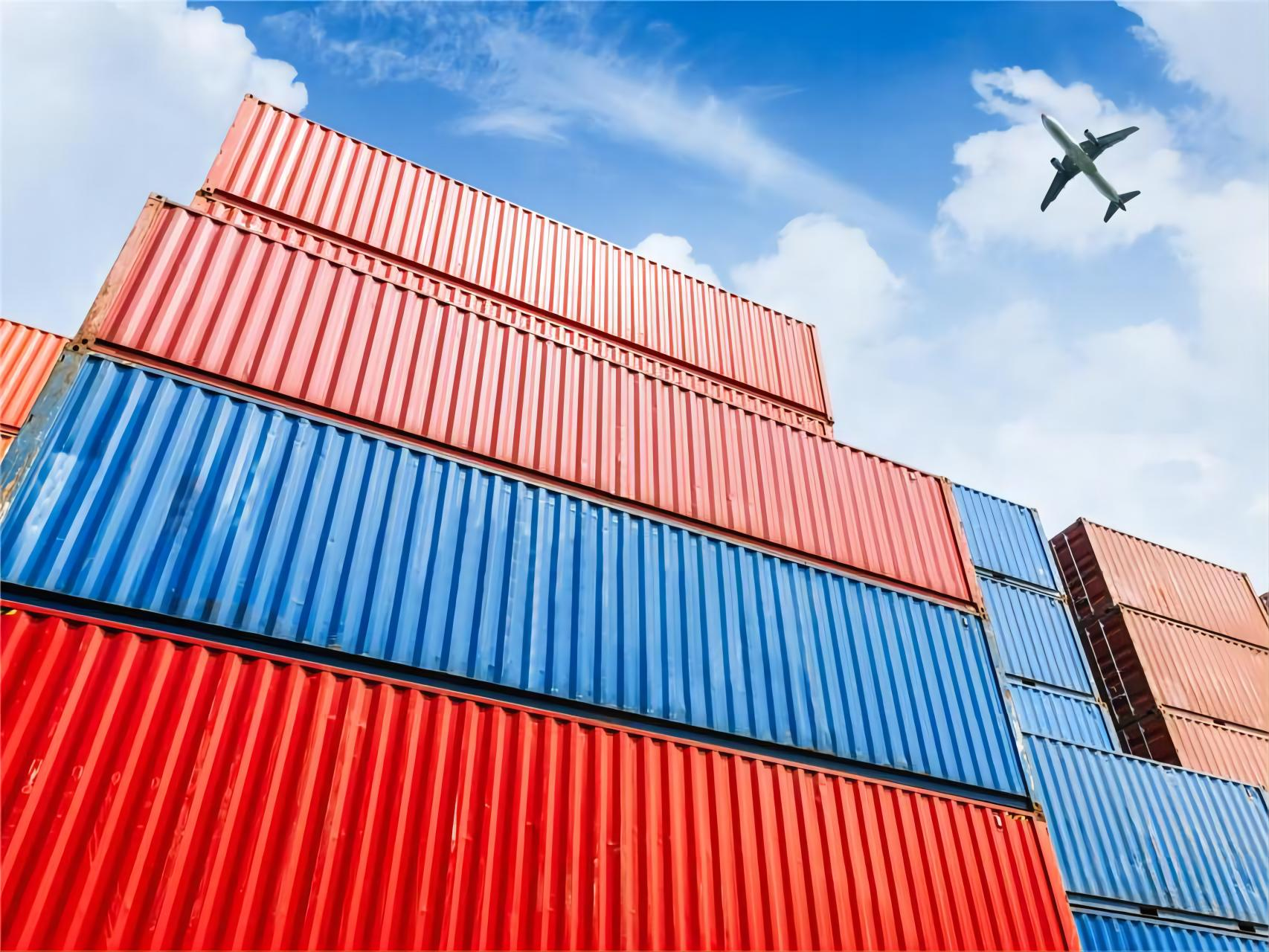 Comparison chart of air freight and sea freight transit times