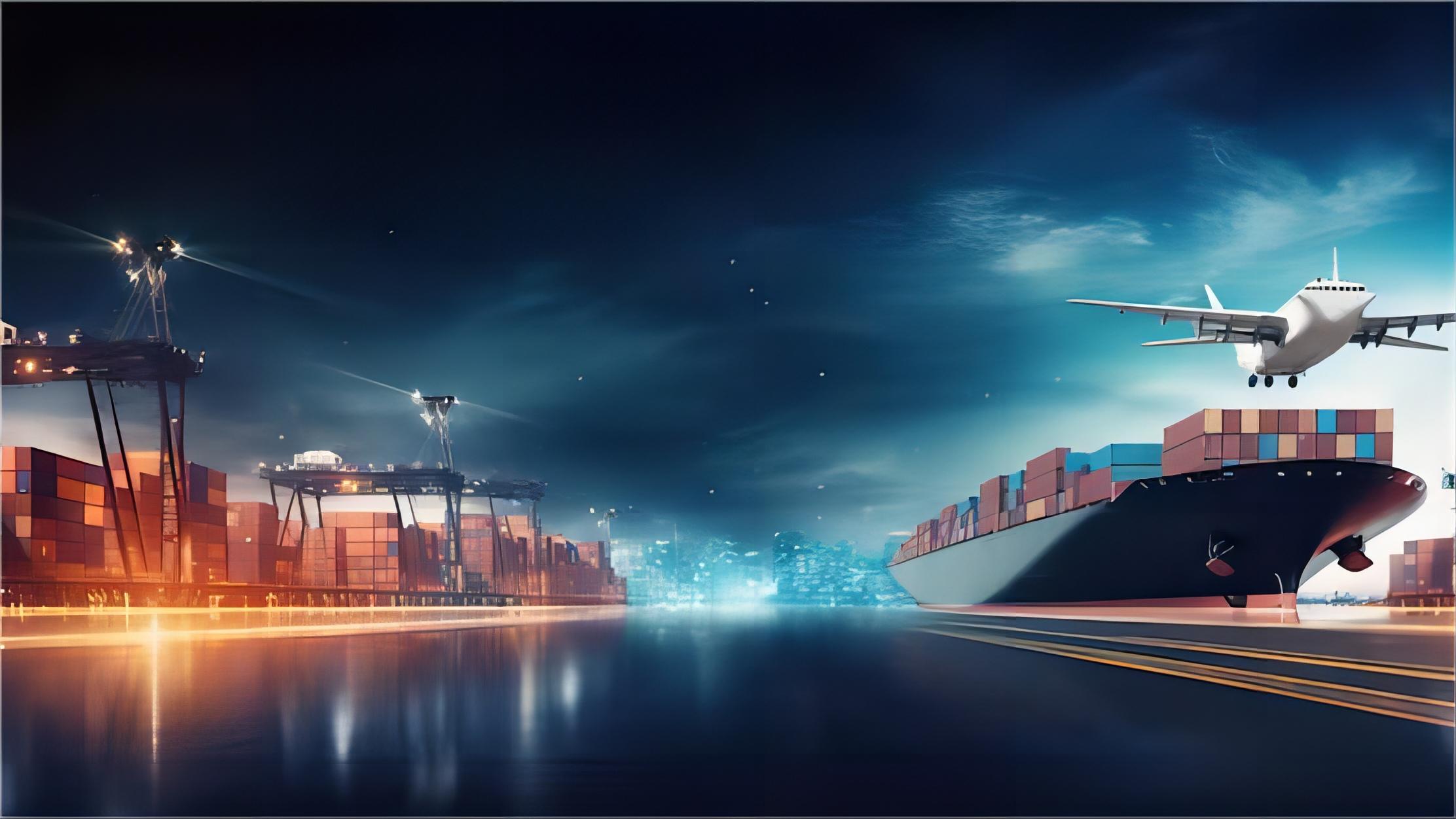 Logistics manager reviewing shipping documents and pricing charts