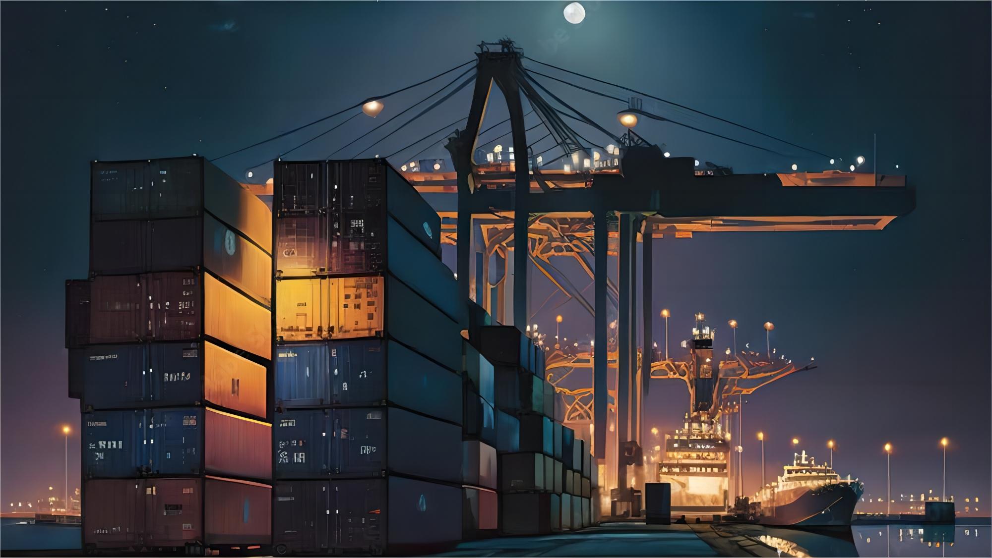 Global logistics network map for 2026
