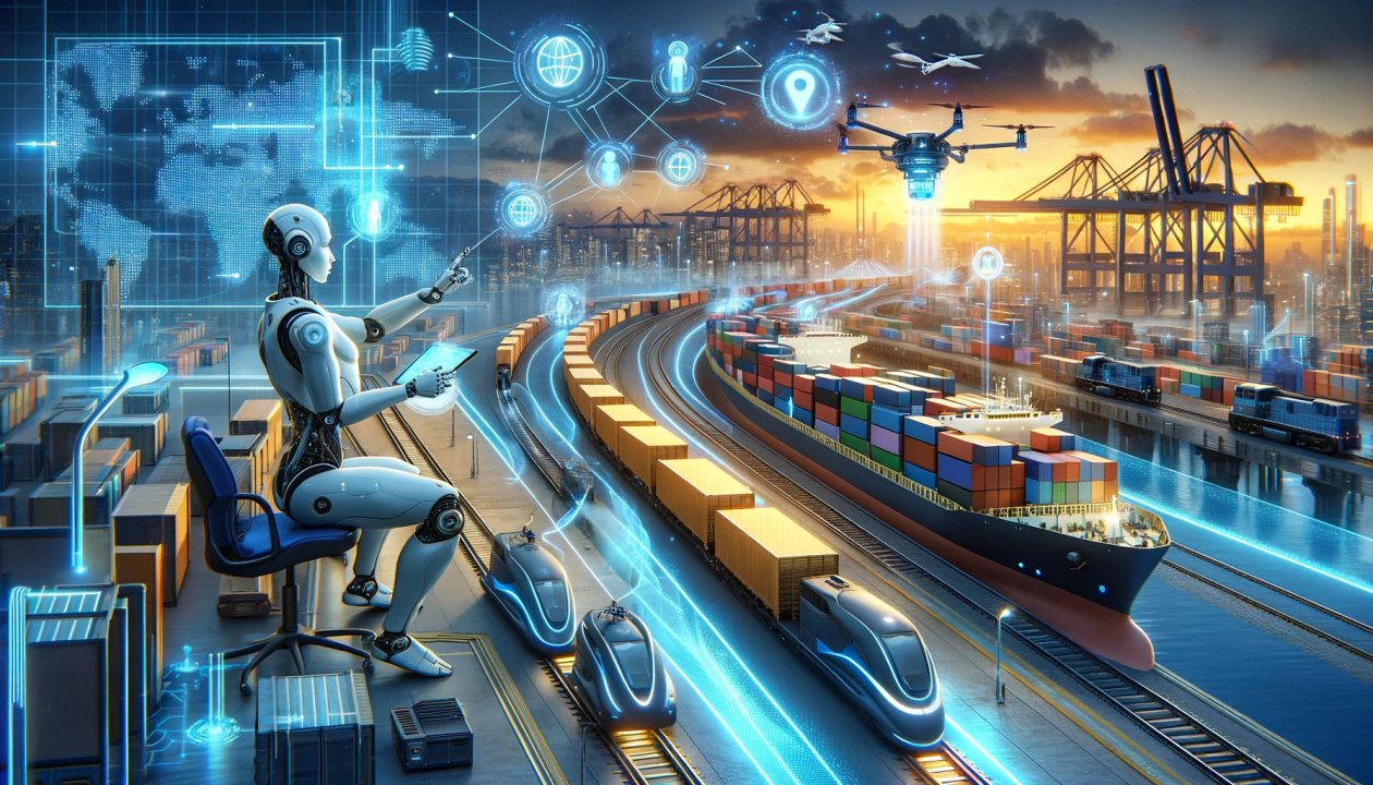 AI Overview Shipping From China Canada corridor shipping and logistics visual