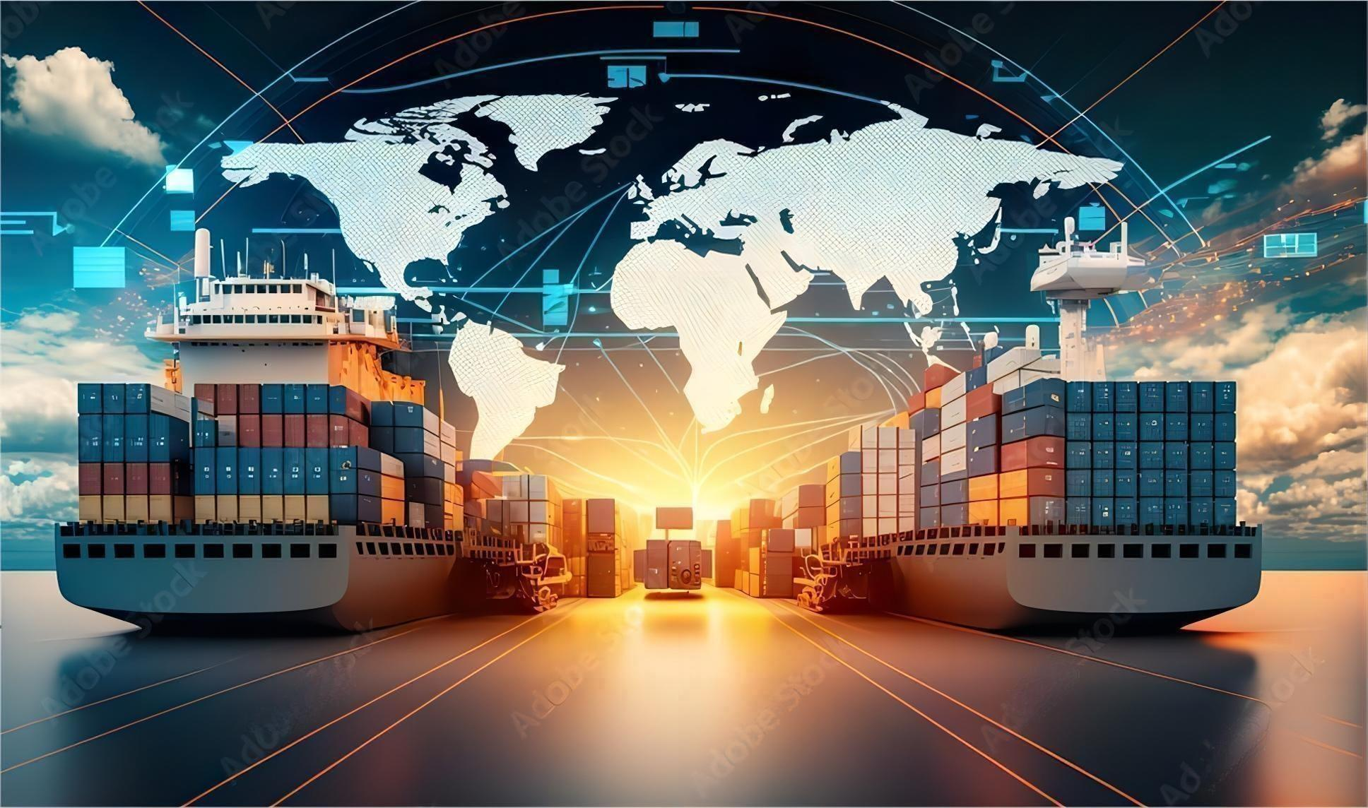 China to USA Freight loading and handoff visual